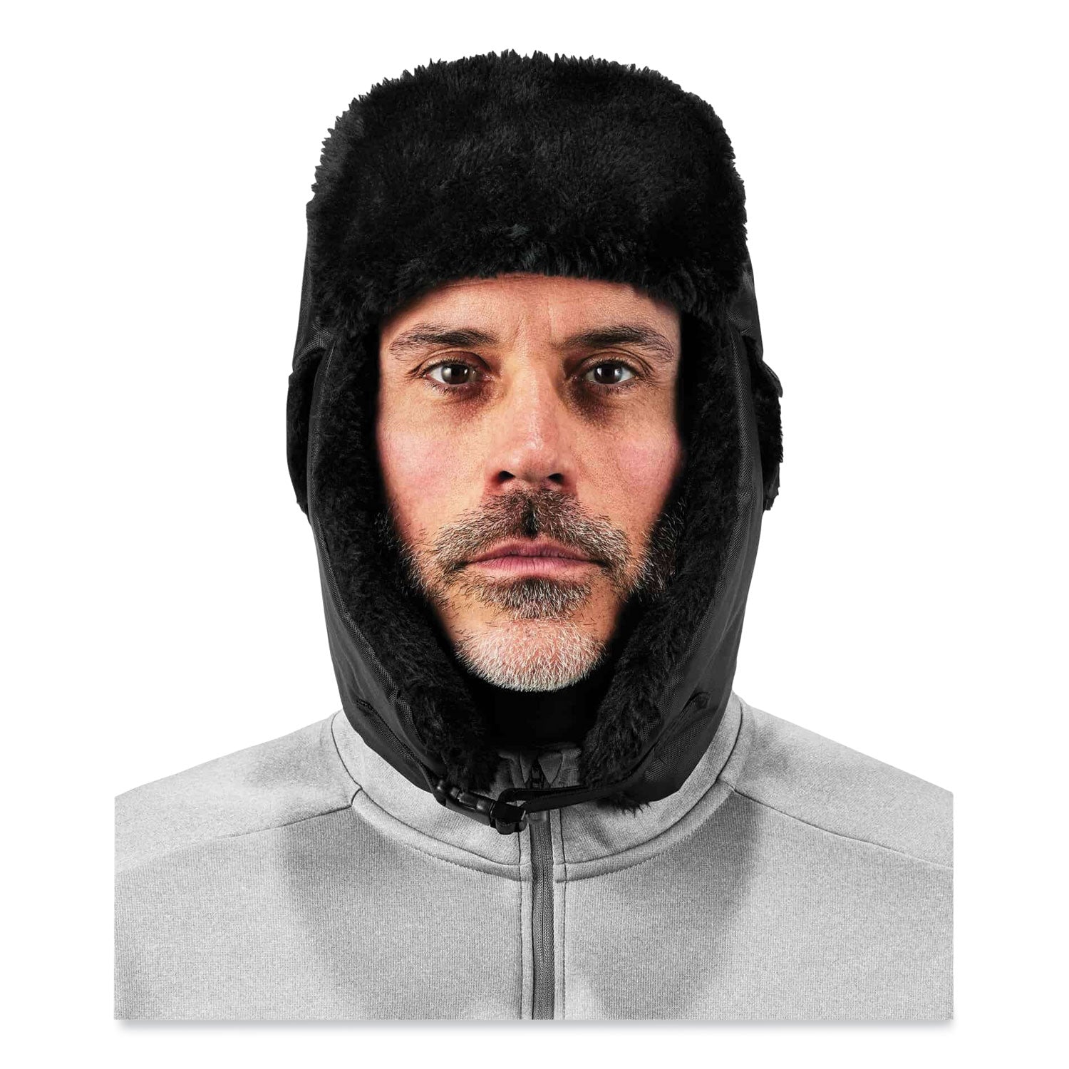 Ergodyne 6802 Classic Trapper Hat, Extra Small (XS), Black, 1 Each