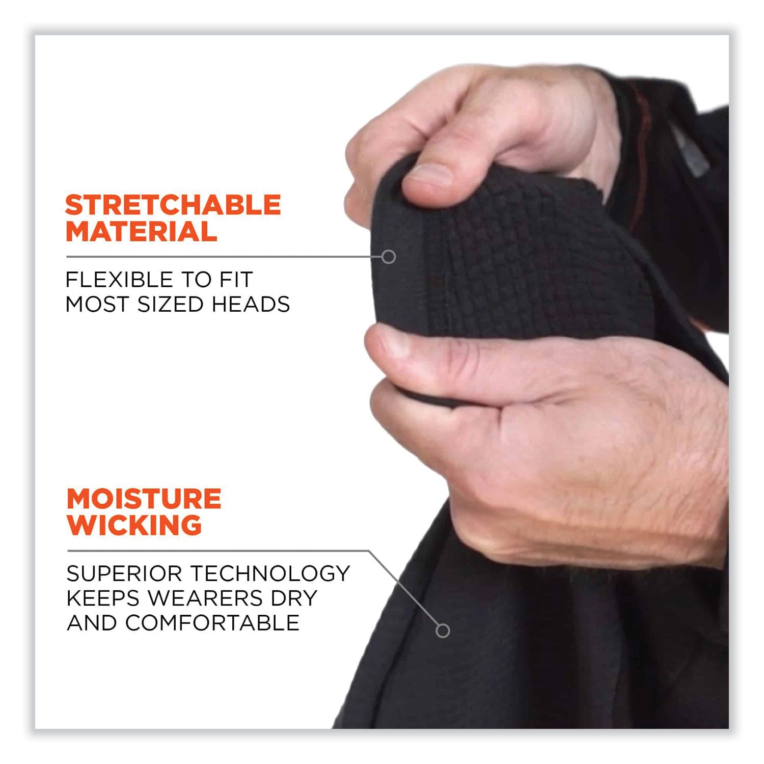 Ergodyne 6847 Flame-resistant Balaclava Face Mask, NFPA 70E / NFPA 2112, Black, 1 Each