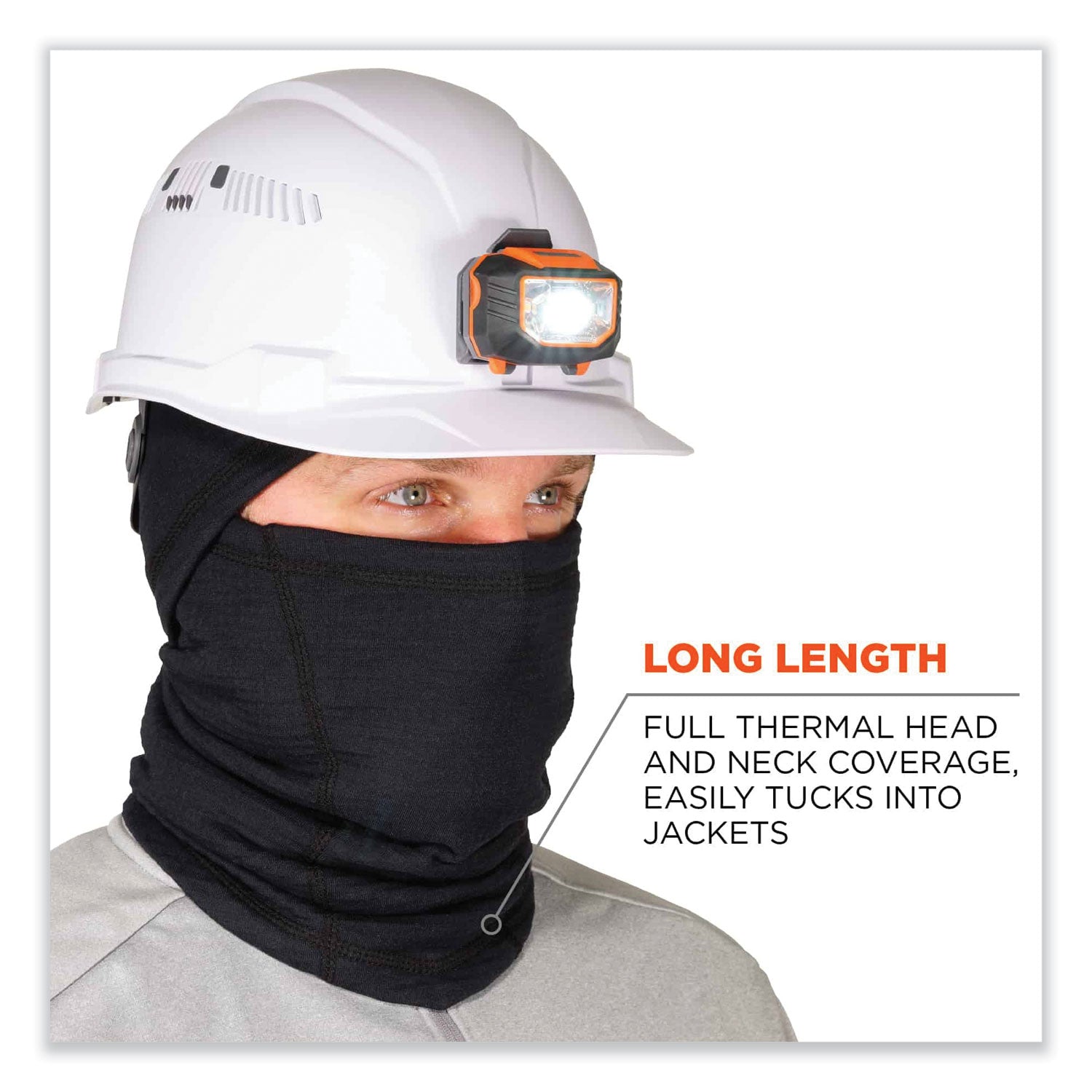 Ergodyne 6847 Flame-resistant Balaclava Face Mask, NFPA 70E / NFPA 2112, Black, 1 Each