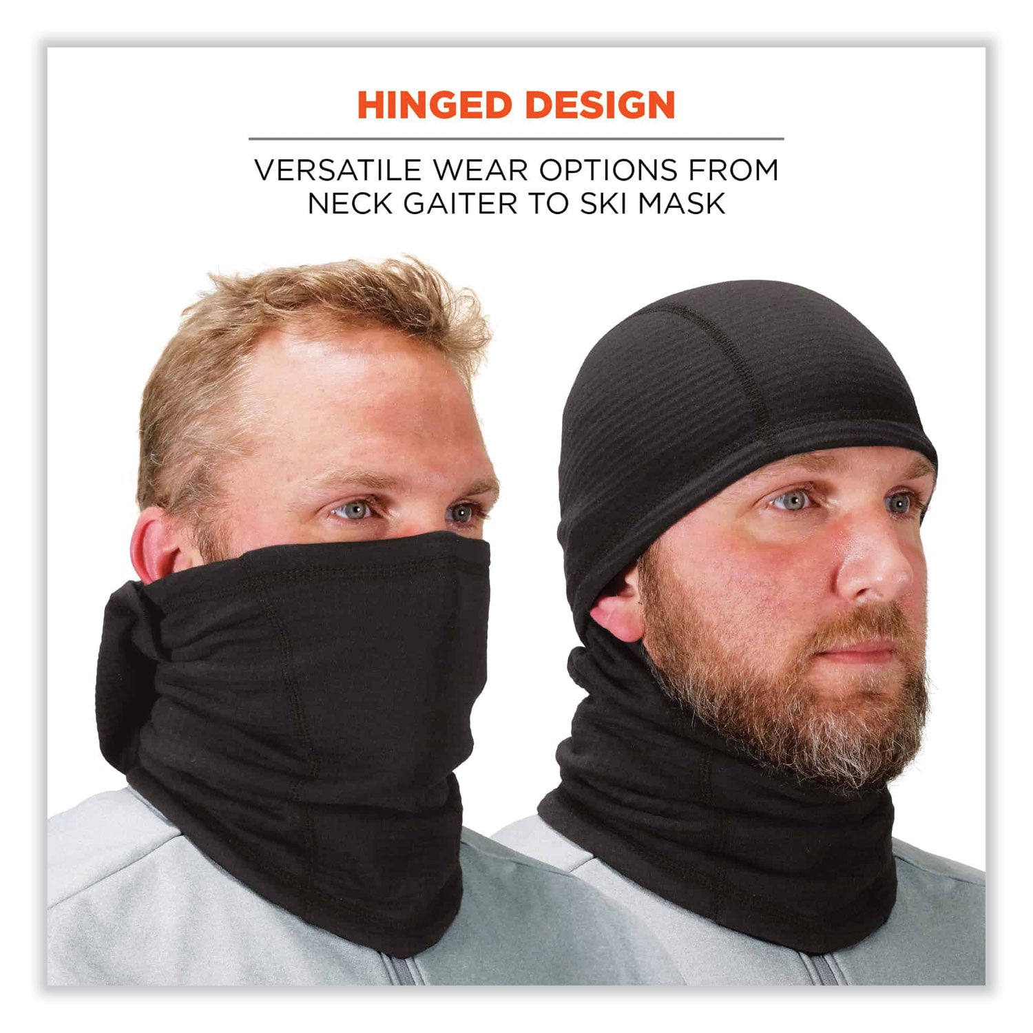 Ergodyne 6847 Flame-resistant Balaclava Face Mask, NFPA 70E / NFPA 2112, Black, 1 Each