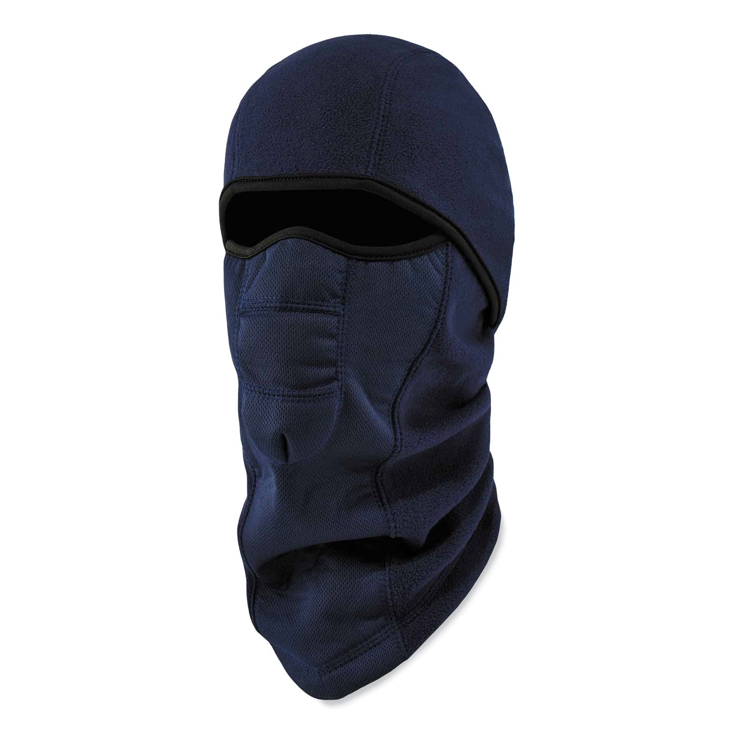 Ergodyne N-Ferno 6823 Balaclava Face Mask - Wind-Proof, Hinged Design - Fabric, Fleece - Navy