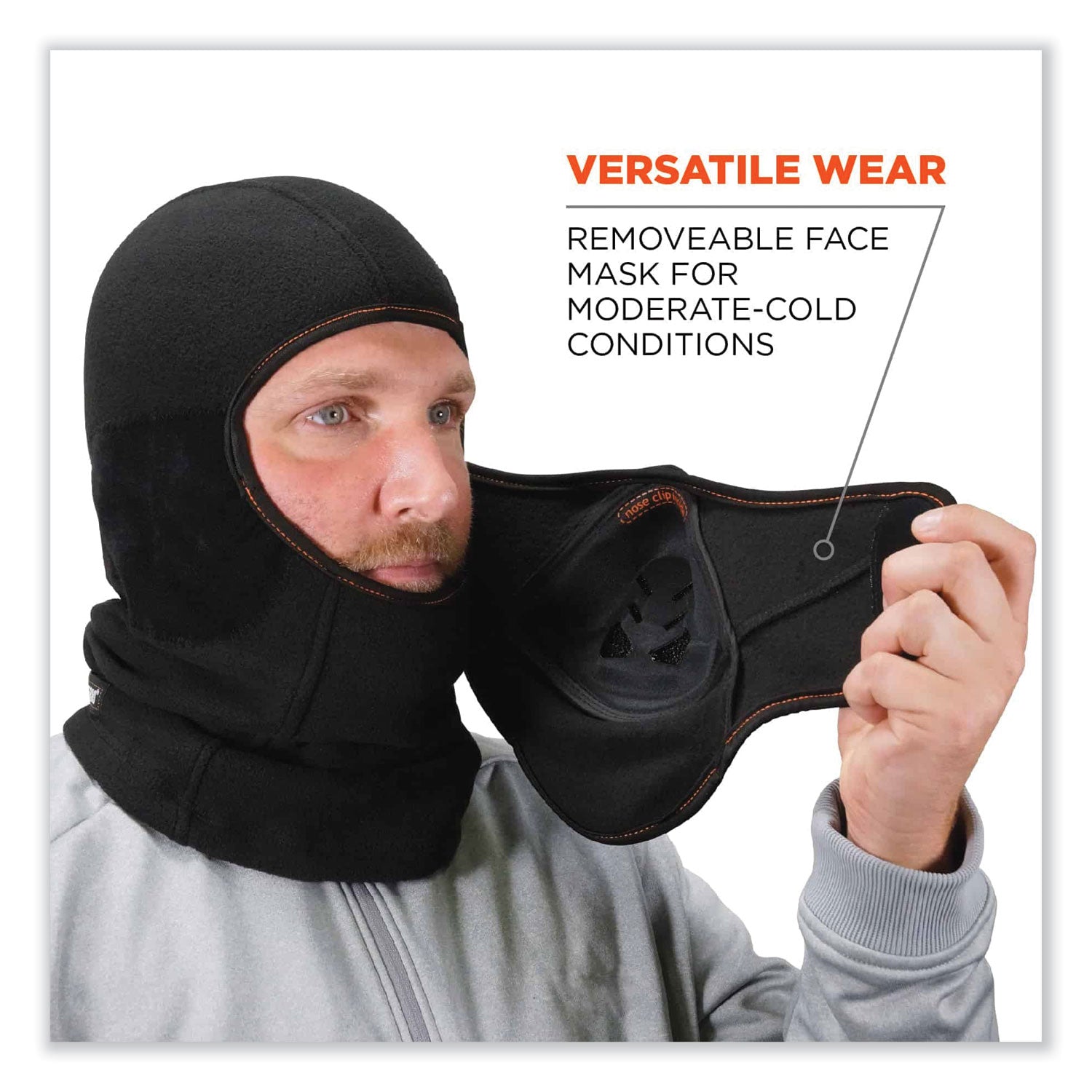 Ergodyne 6970 Extreme Balaclava Face Mask w/ Hot Rox