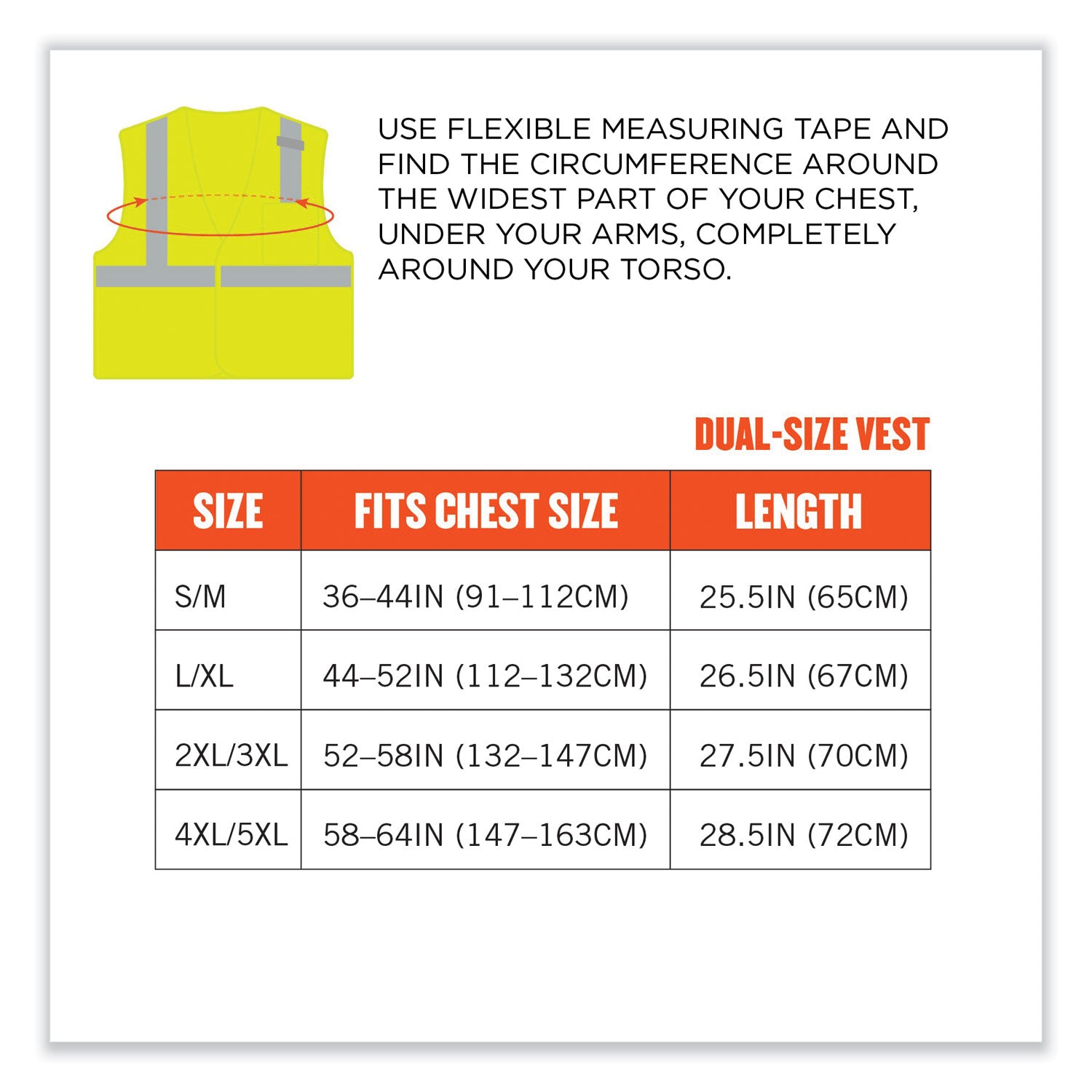 Ergodyne 8210HL Mesh Hi-Vis Safety Vest, Small/Medium, Lime, Reflective, Lightweight, Breathable, Hook & Loop Closure, Pocket, Mic Tab, 1 Each