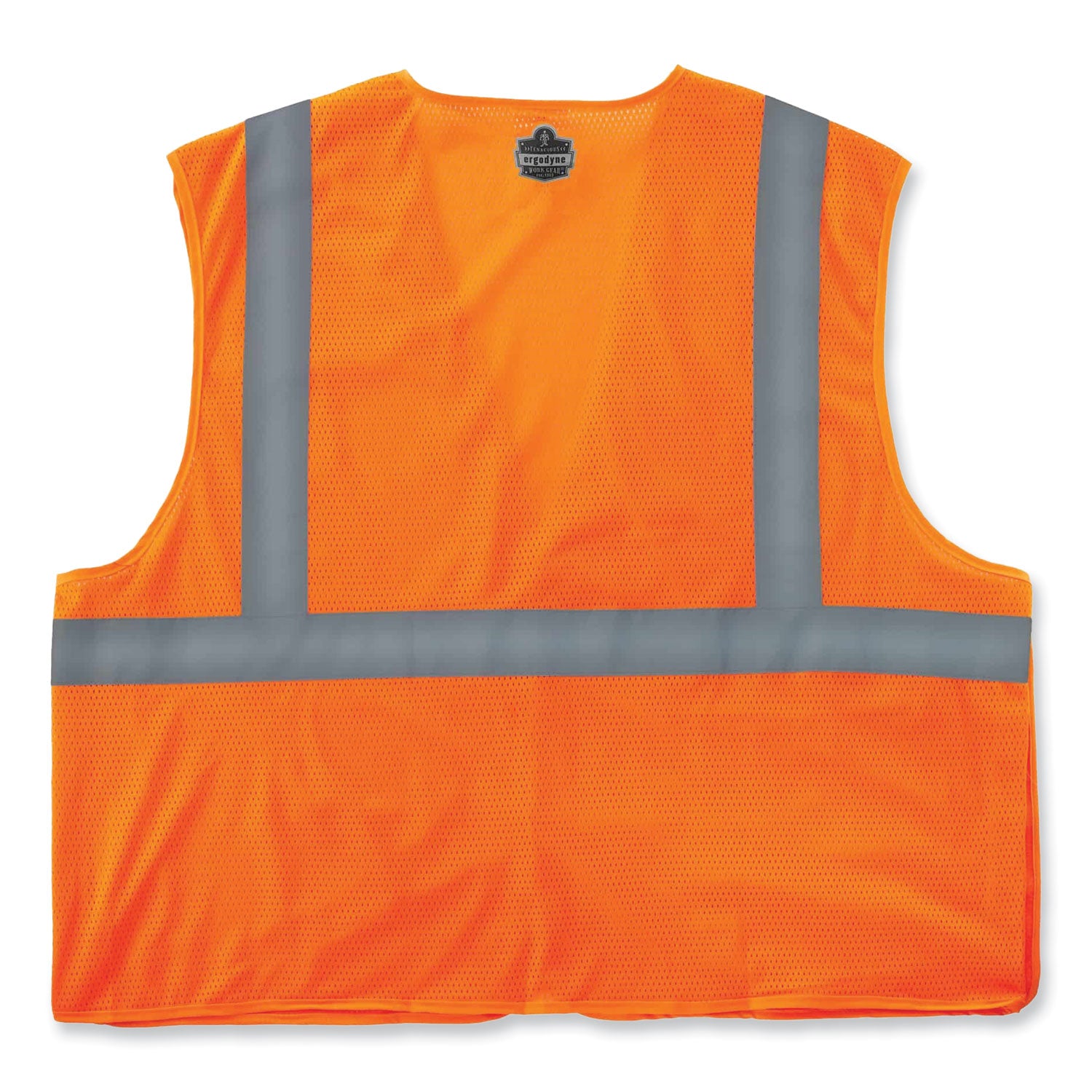 Ergodyne 8215BA Breakaway Mesh Vest - Recommended for: Construction, Emergency, Warehouse, Baggage Handling - Extra Small - Hook & Loop Closure - Polyester Mesh - Orange - High Visibility, Machine Washable, Breathable, Lightweight, Pocket - 1 Each