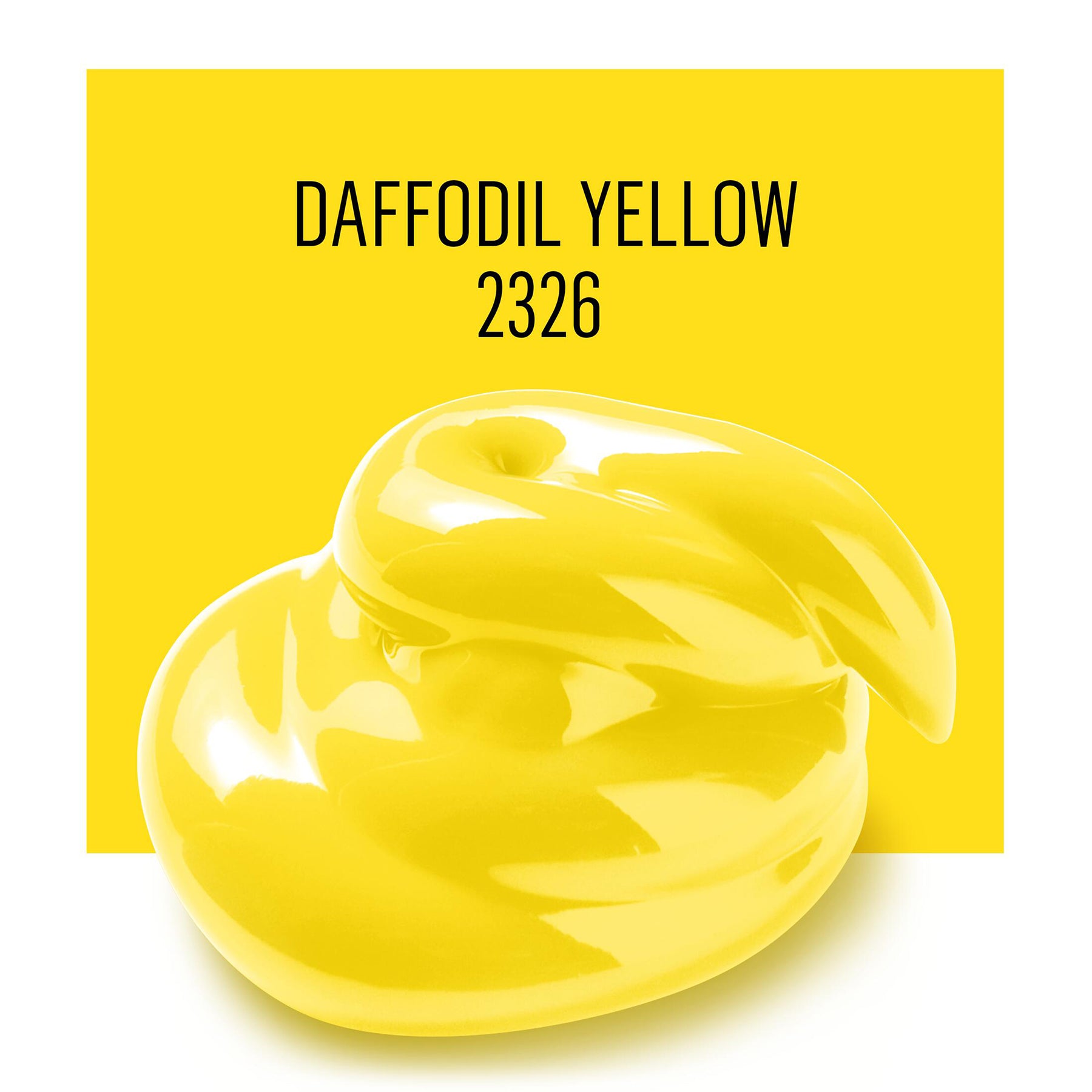 Acrylic Paint Matte, 8oz., Daffodil Yellow