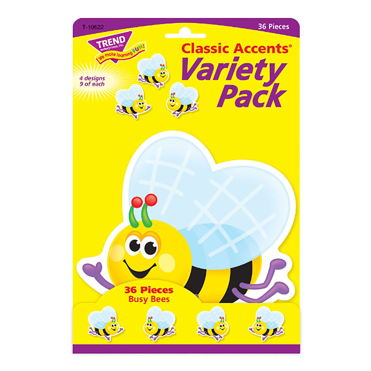 Busy Bees Classic Accents® Variety Pack, 36 Count