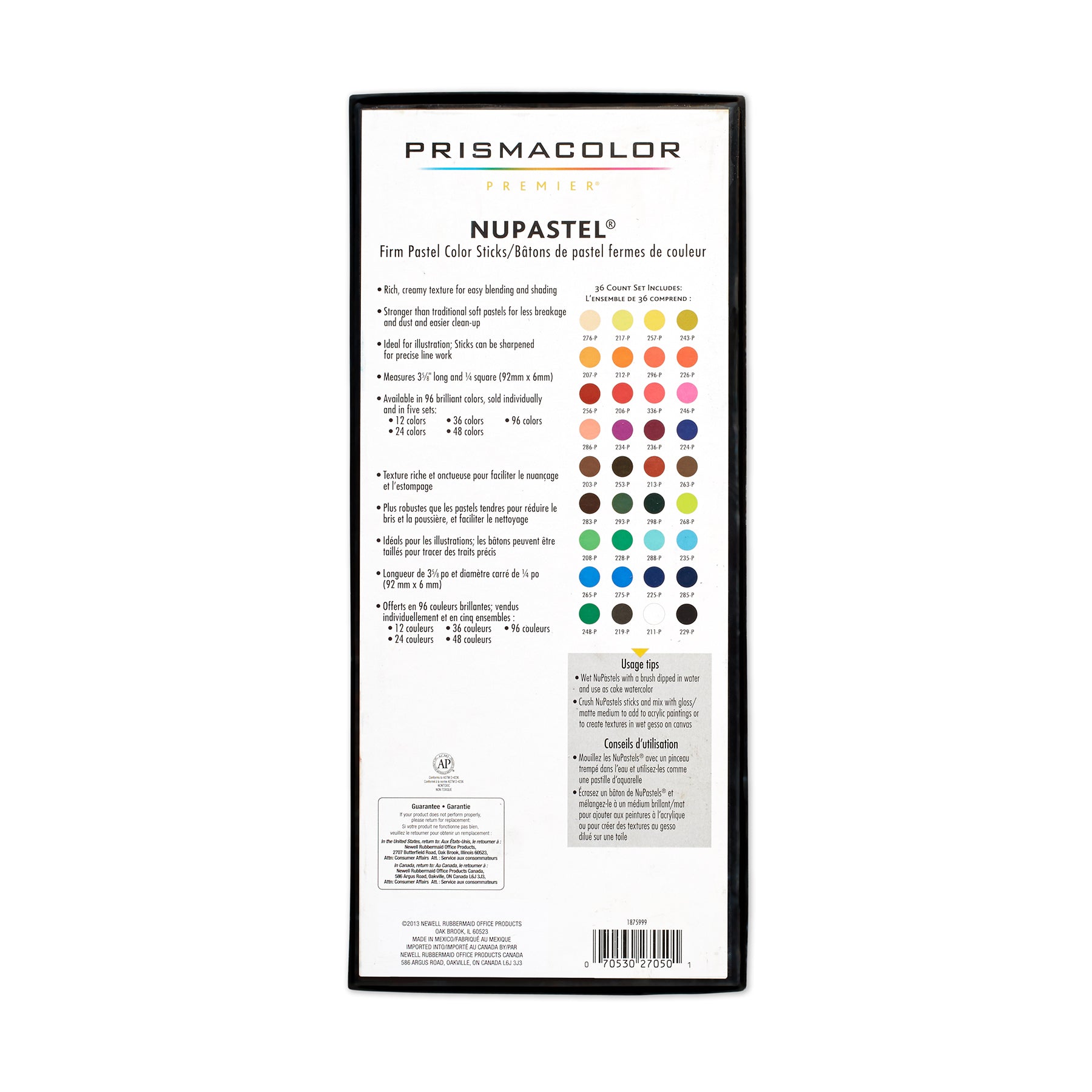 Premier® NuPastel Firm Pastel Color Sticks, 36 Pack
