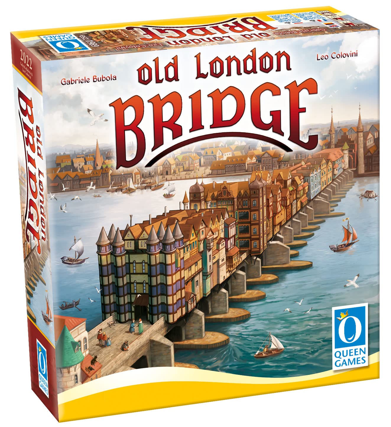 Queen Games Old London Bridge Strategy Board Game 2-4 Players