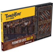 TinkerTurf Sci-Fi Terrain: Perimeter Gate, Abandoned Theme, Sturdy, Affordable, Great-Looking Full-Color Terrain, Quick and Easy to Assemble, Virtually Limitless Setups