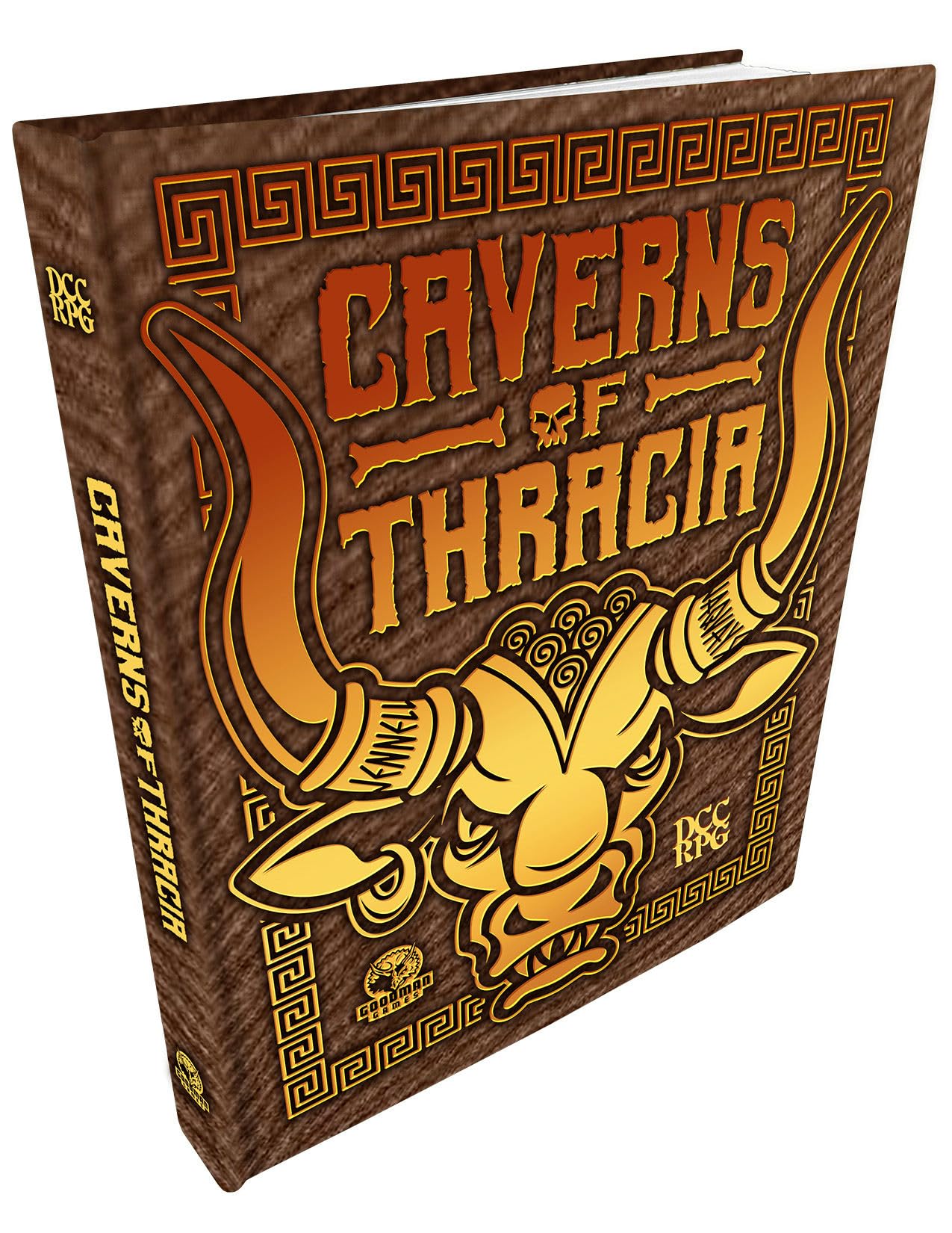 Dungeon Crawl Classics RPG: Caverns of Thracia Limited Edition Minotaur Hide Cover