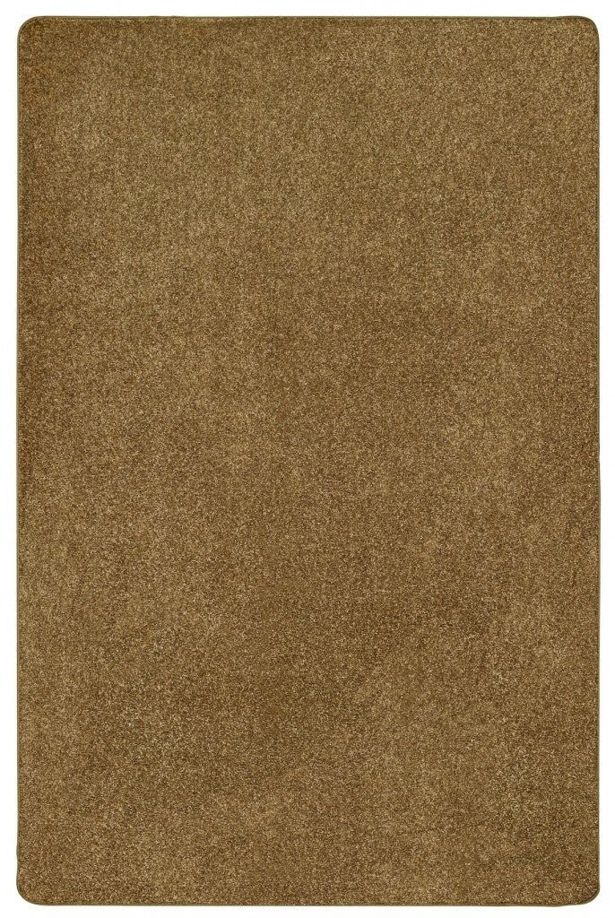 KIDplush Solids Collection Carpet  - 8ft 4in x 12ft - Rectangle - Sunset Sand