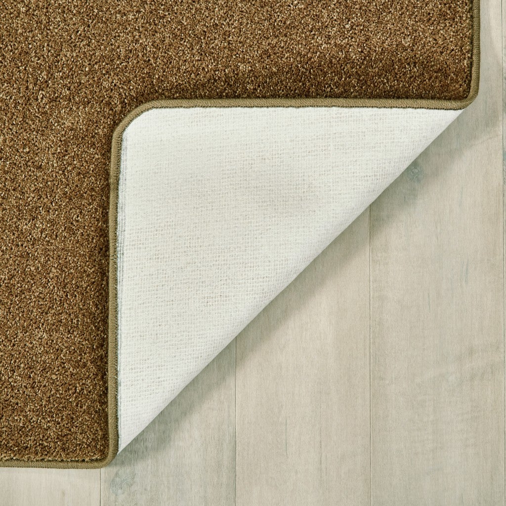 KIDplush Solids Collection Carpet 6ft X 9ft - Rectangle - Sunset Sand