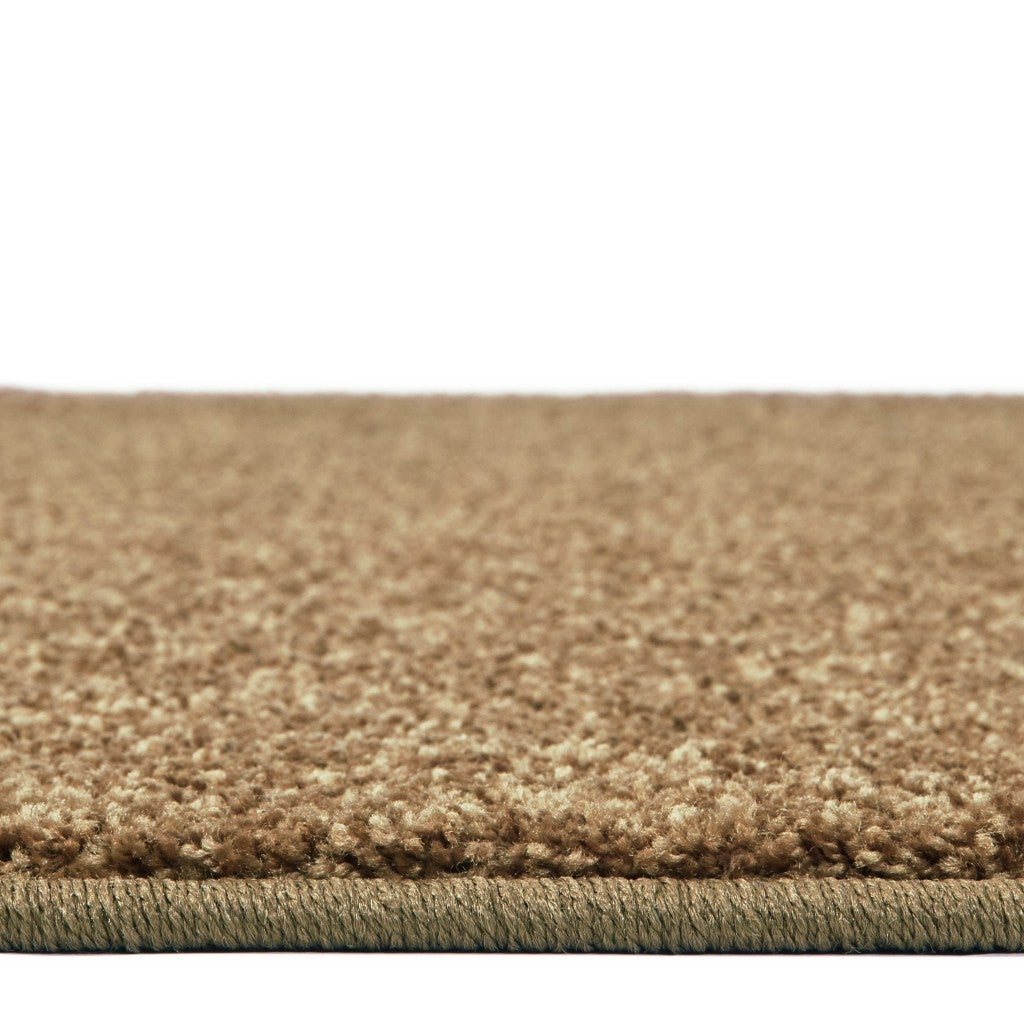 KIDplush Solids Collection Carpet 6ft X 9ft - Rectangle - Sunset Sand