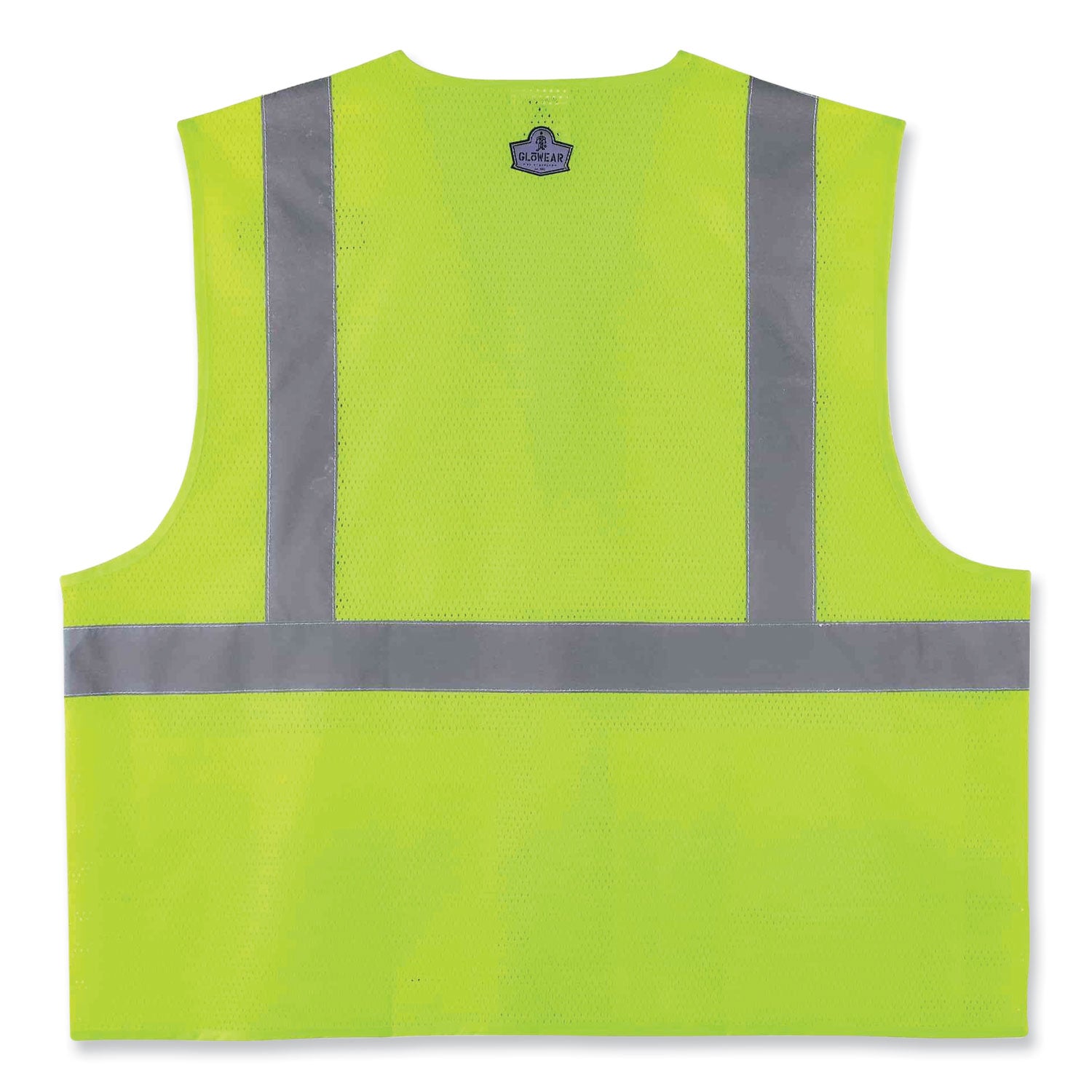 Ergodyne 8220HL Type R Class 2 Standard Mesh Vest, Small/Medium, Hook & Loop Closure, Lime, Mesh Fabric, Polyester Mesh, Pocket, Mic Tab, Reflective, 1 Each