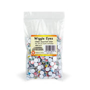 Wiggle Eyes - Paste On, 10 mm Asst'd, 500
