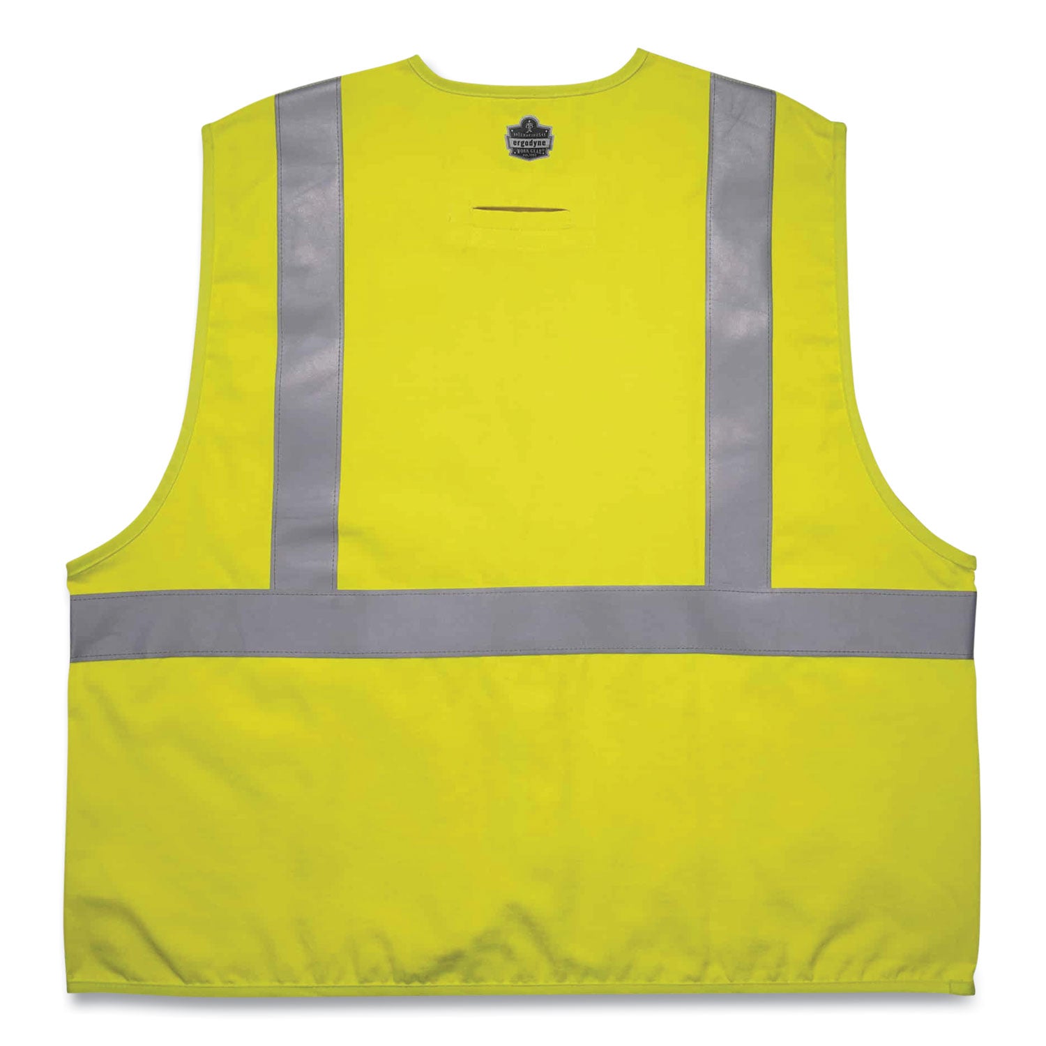 Ergodyne 8261FRHL Hi-Vis FR Safety Vest, Class 2, Dual Compliant, Small/Medium, Hook & Loop Closure, Modacrylic, Lime, Reflective, Breathable, Machine Washable, 1 Each