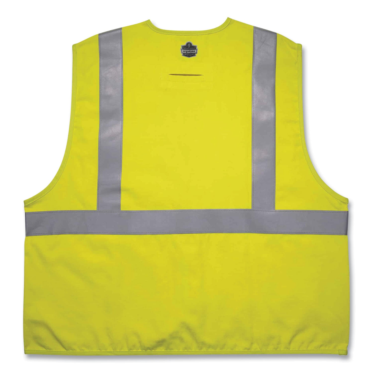 Ergodyne 8261FRHL Hi-Vis FR Safety Vest, Class 2, Dual Compliant, 2XL/3XL, Modacrylic, Lime, Hook & Loop Closure, Reflective, Machine Washable, Breathable, Interior Pocket, 1 Each