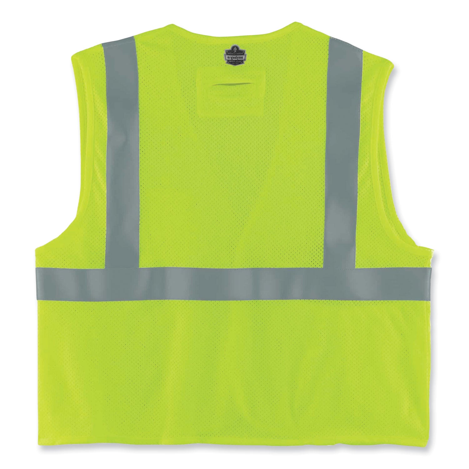 Ergodyne GloWear 8260FRHL Type R Class 2 Flame-Resistant Modacrylic Vest, Small/Medium, Lime, Hook & Loop Closure, High Visibility, Reflective Strip, Interior Pocket, Pen Slot, 1 Each