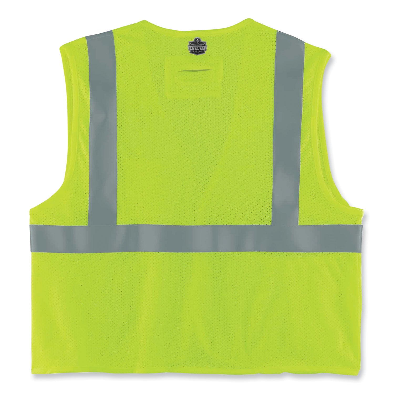 Ergodyne GloWear 8260FRHL Type R Class 2 Flame-Resistant Modacrylic Vest, 4XL/5XL, Lime, Hook & Loop Closure, Mic Tab, Reflective Strip, Interior Pocket, Pen Slot, Breathable, 1 Each