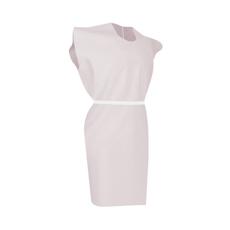 Exam Gown, 3 Ply T/P/T Universal, Mauve - 50 pcs per Case
