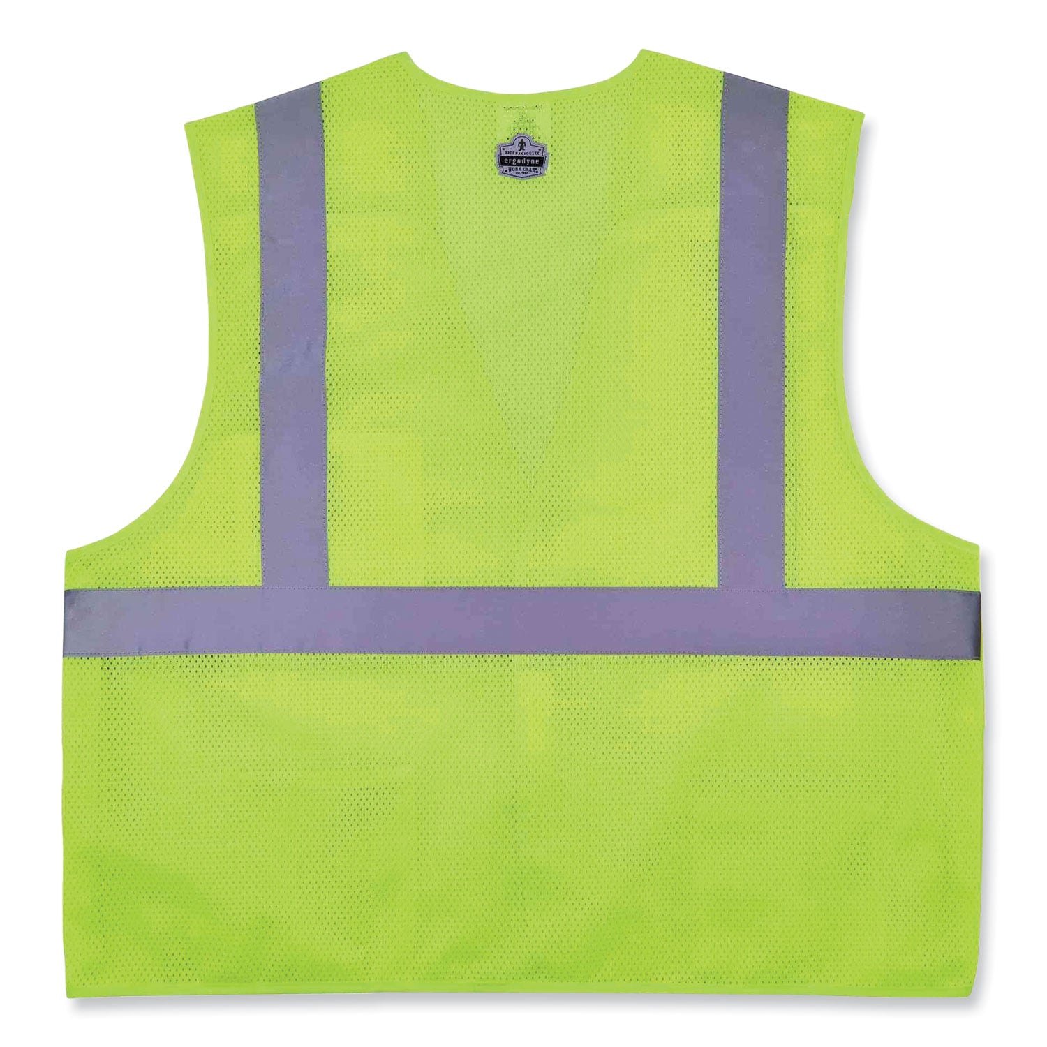 Ergodyne 8217BA Breakaway Hi-Vis Class 2 Vest, 4XL/5XL, Lime, Hook & Loop Closure, Machine Washable, Breathable, Durable, Reflective Strip, Interior Pocket, Pen Slot, 1 Each