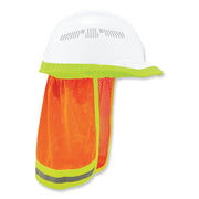 Ergodyne 8005 HI-VIS Mesh Neck Shade with Reflective Trim, Orange, Elastic/Plastic/Mesh/Polyester, 1" x 10", 6 per Carton
