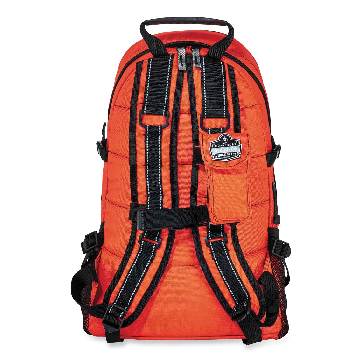 600D Polyester Body - Reflective Trim - Shoulder Strap, Handle - 17.5" Height x 7" Width x 12" Depth - 1 Each