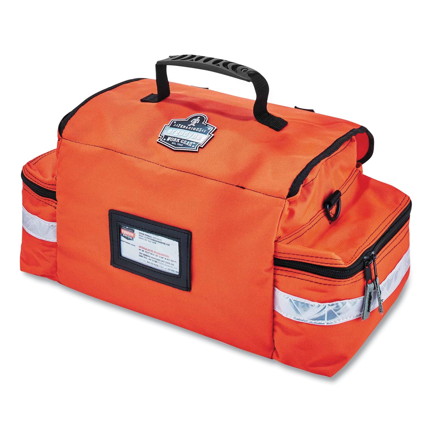 600D Polyester Body - Reflective Stripe - 7" Height x 10" Width x 16.5" Depth - Small Size - 1 Each