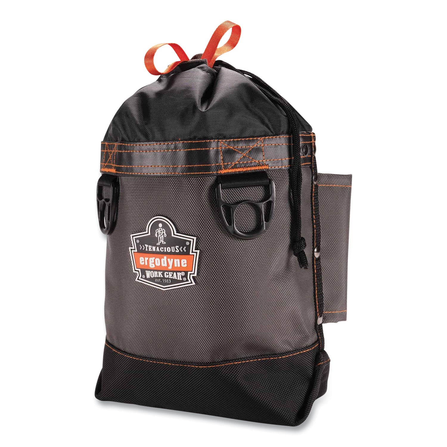 Drop Resistant - Nickel Plated, 420D Nylon Body - 1680D Ballistic Polyester Exterior Material - D-ring, Belt Loop - 9" Height x 5" Width x 10" Depth - 1 Each