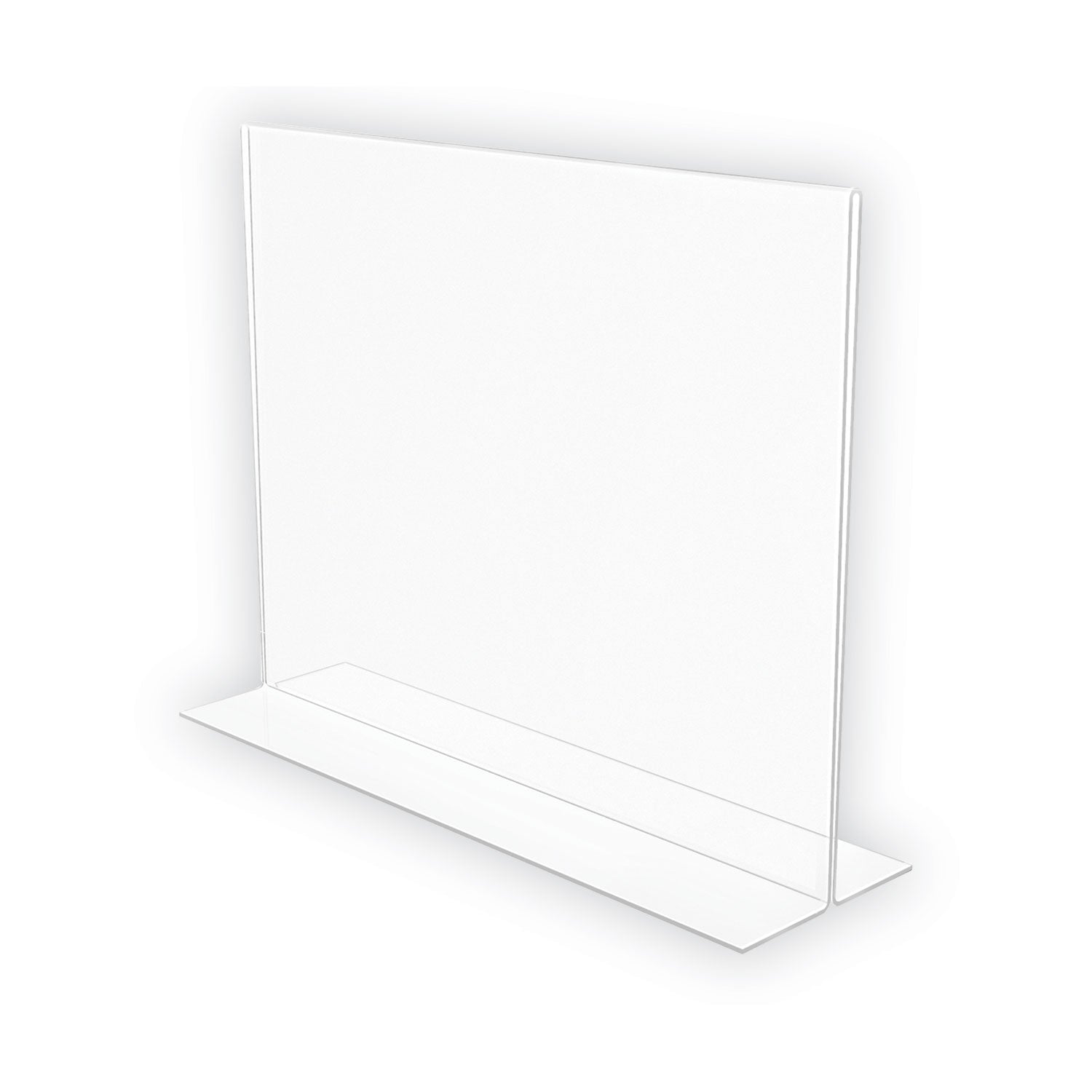 Landscape - 8.7" Height x 11.1" Width x 3.3" Depth - Acrylic - Clear - Anti-glare, Scratch Resistant, Durable, Double-sided, Heavy Duty - 1 Each