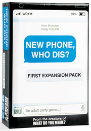WHAT DO YOU MEME? New Phone, Who Dis? Expansion Pack Party Game by Relatable, Add to The New Phone, Who Dis? Core Game, Includes 45 Inbox Cards & 135 Reply Cards