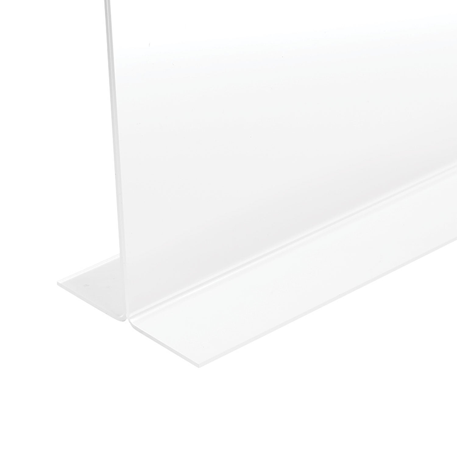 Landscape - 8.7" Height x 11.1" Width x 3.3" Depth - Acrylic - Clear - Anti-glare, Scratch Resistant, Durable, Double-sided, Heavy Duty - 1 Each