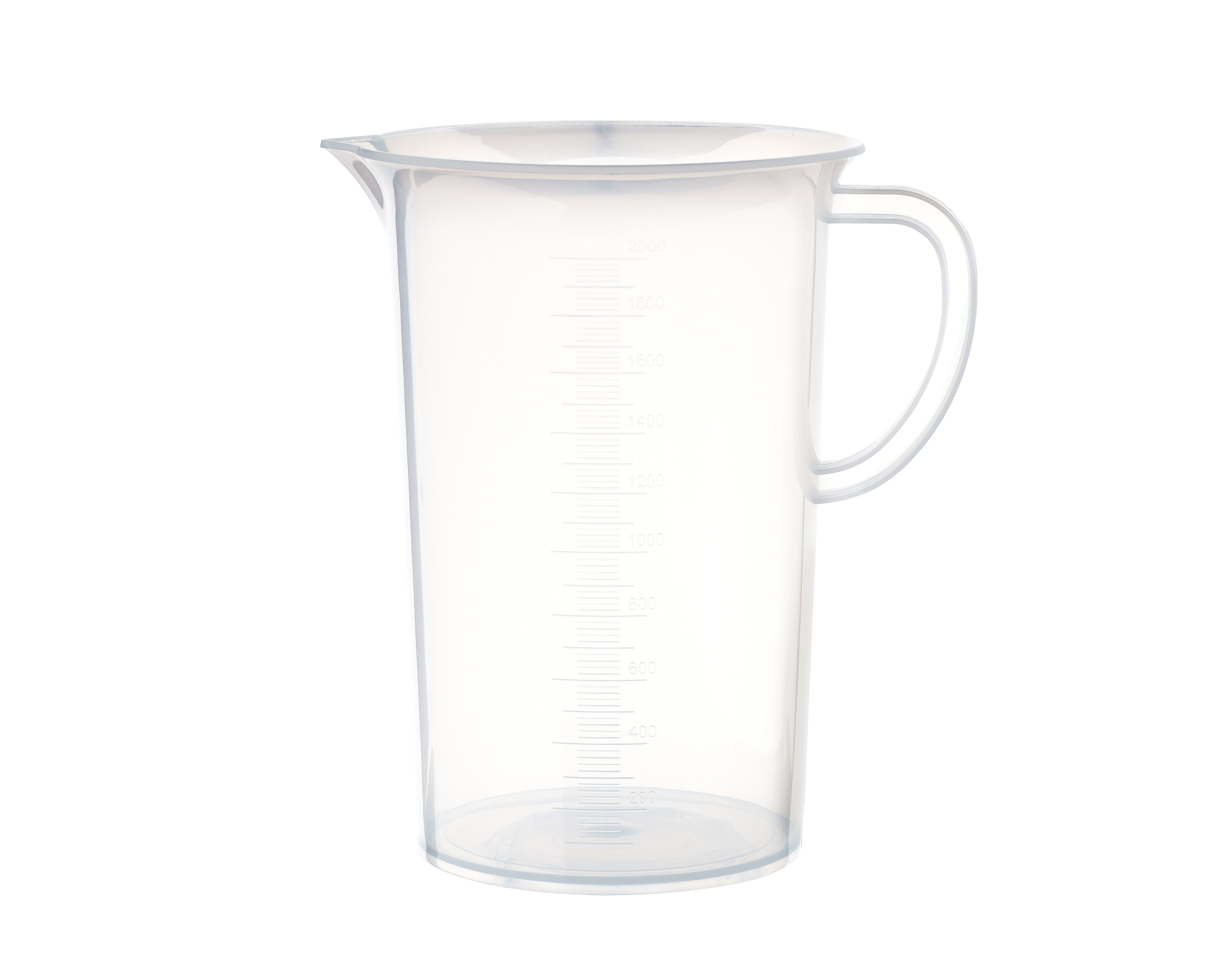 United Scientific® Beakers With Handle, Tall Form, PP, 2000 mL, comes with 6