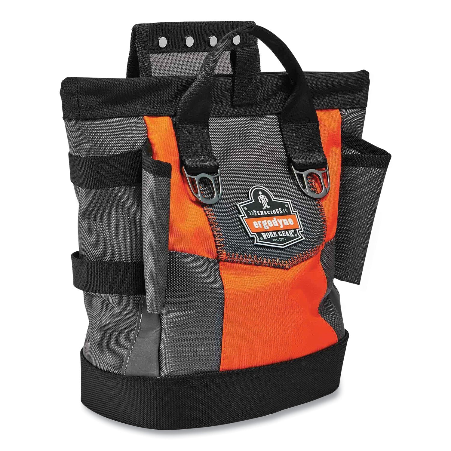 Abrasion Resistant - 1680D Ballistic Polyester Body - Fabric Interior Material - D-ring, Handle - 11.5" Height x 6" Width x 10" Depth - 1 Each