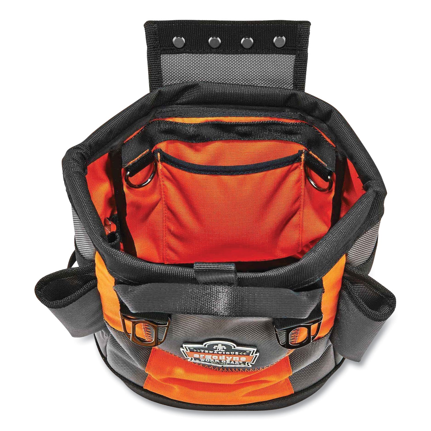Abrasion Resistant - 1680D Ballistic Polyester Body - Fabric Interior Material - D-ring, Handle - 11.5" Height x 6" Width x 10" Depth - 1 Each
