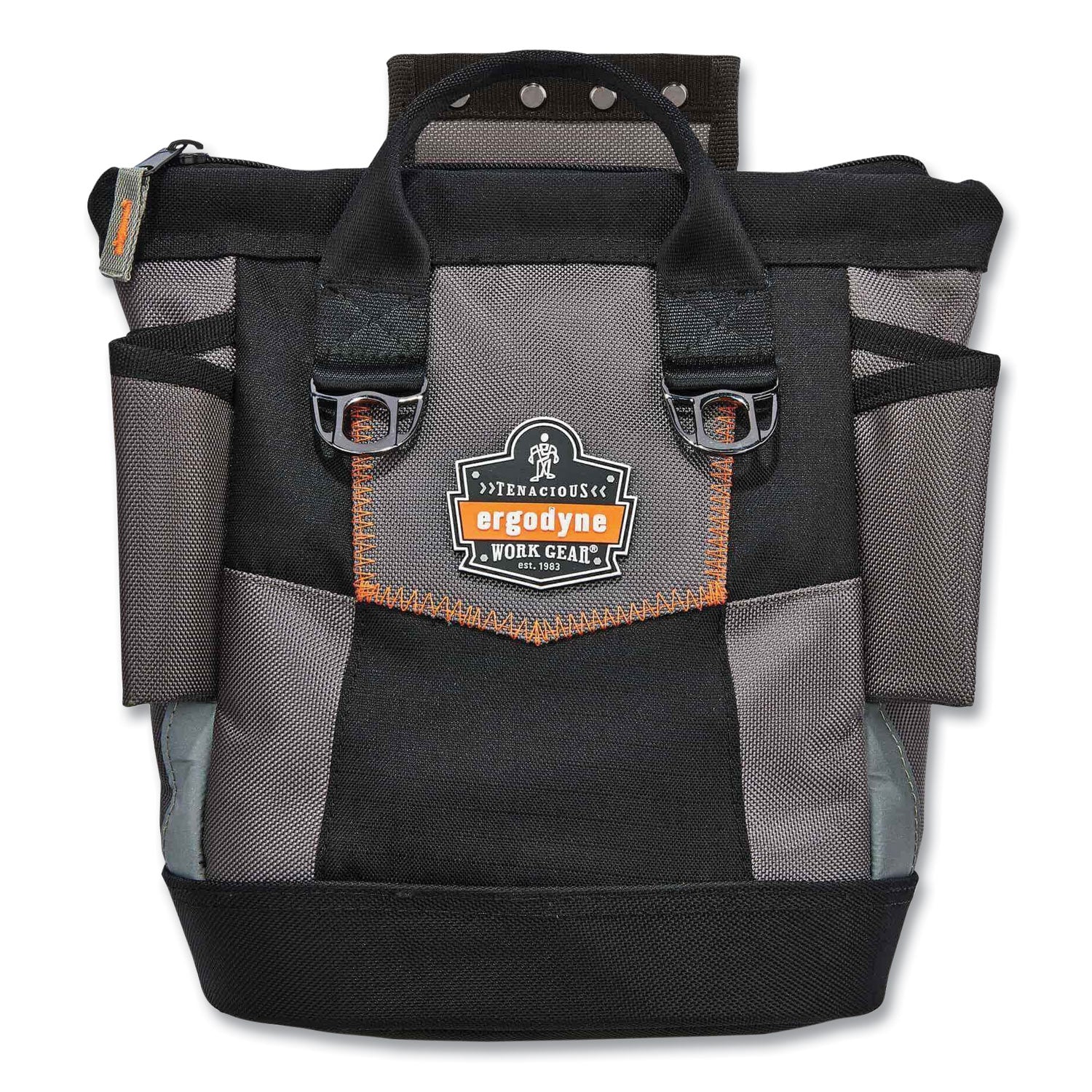 Abrasion Resistant - 1680D Ballistic Polyester Body - D-ring, Handle - 11.5" Height x 6" Width x 10" Depth - 1 Each