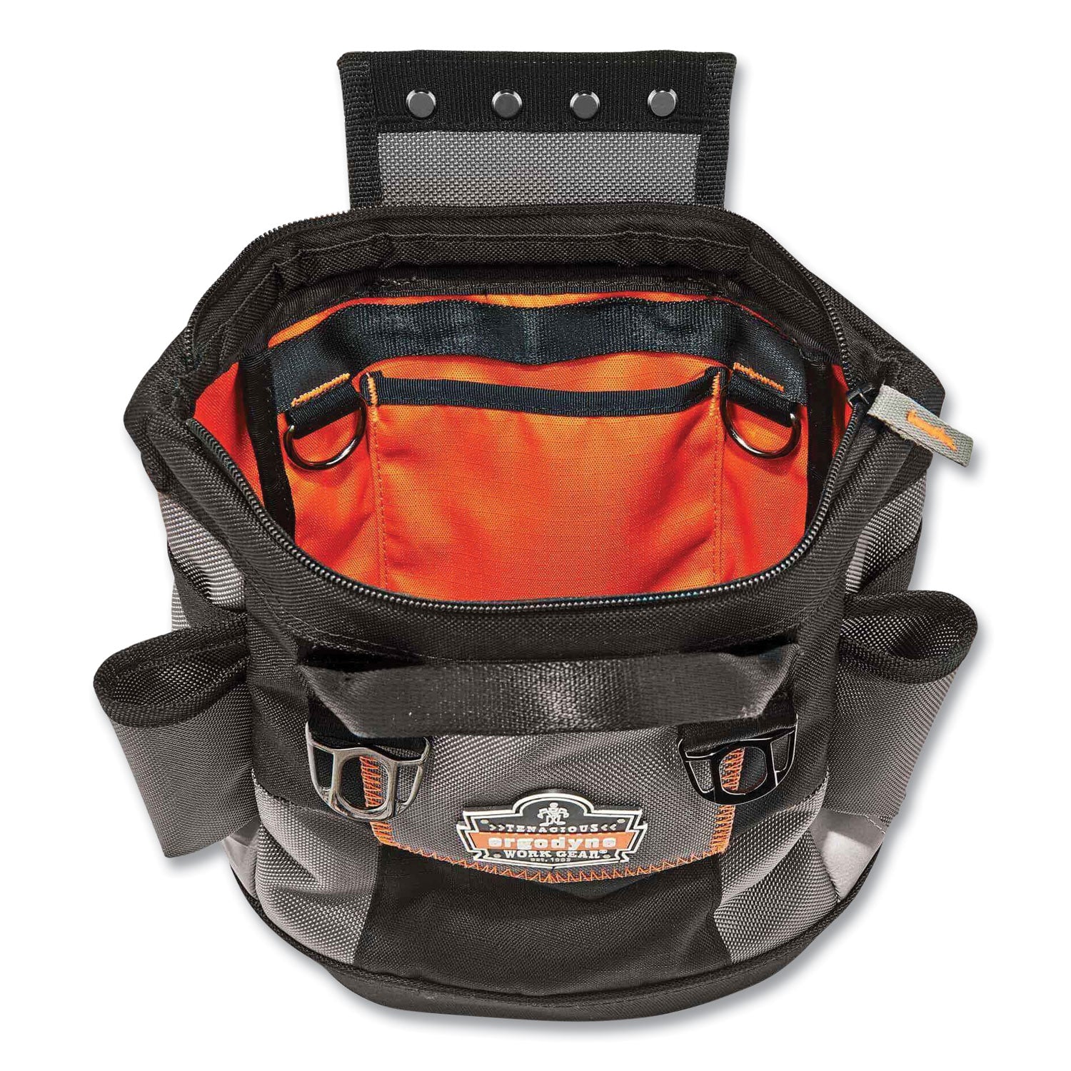 Abrasion Resistant - 1680D Ballistic Polyester Body - D-ring, Handle - 11.5" Height x 6" Width x 10" Depth - 1 Each