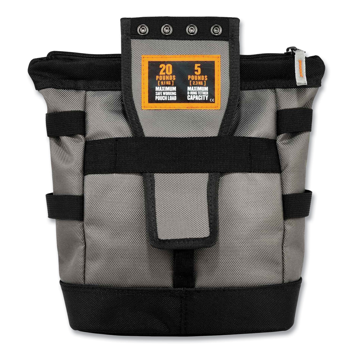 Abrasion Resistant - 1680D Ballistic Polyester Body - D-ring, Handle - 11.5" Height x 6" Width x 10" Depth - 1 Each