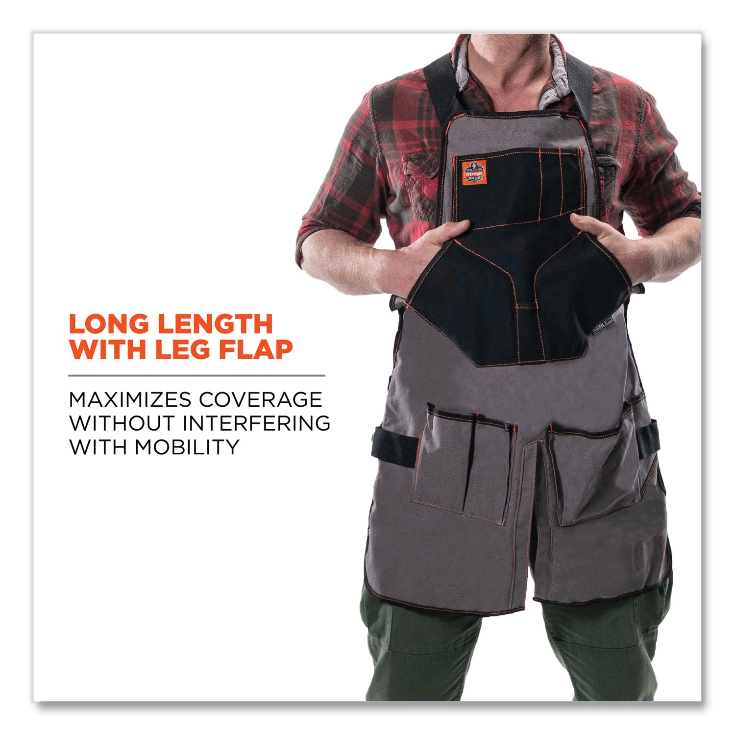 Gray - Canvas - 13 x Waist/Chest Pocket - 1 Each