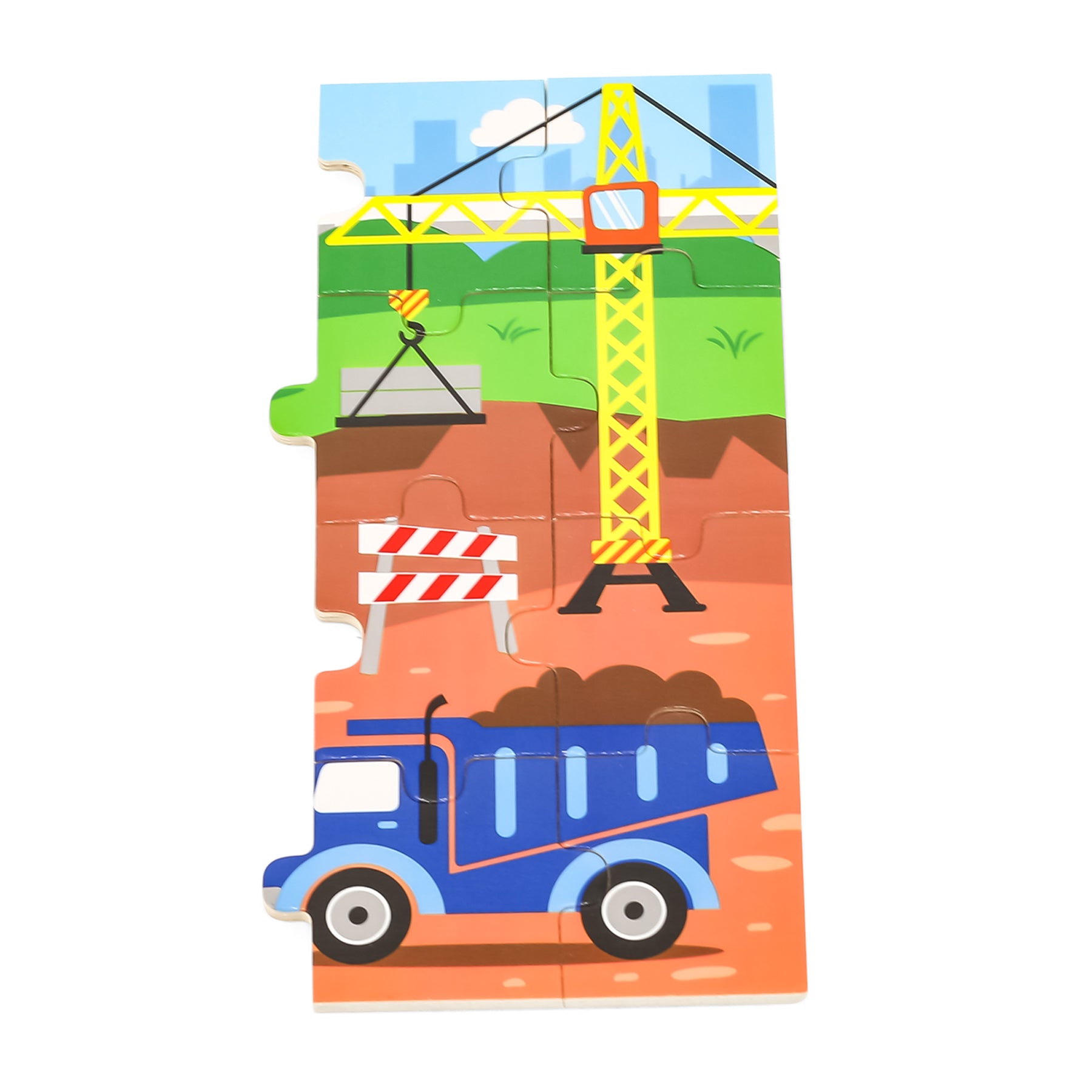 Construction Vehicles Classic Jigsaw Puzzle