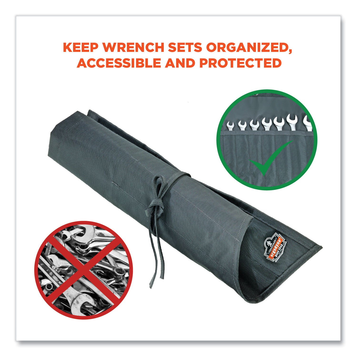 Spill Resistant - 1680D Ballistic Polyester Body - 22" Height x 26" Width - 1 Each