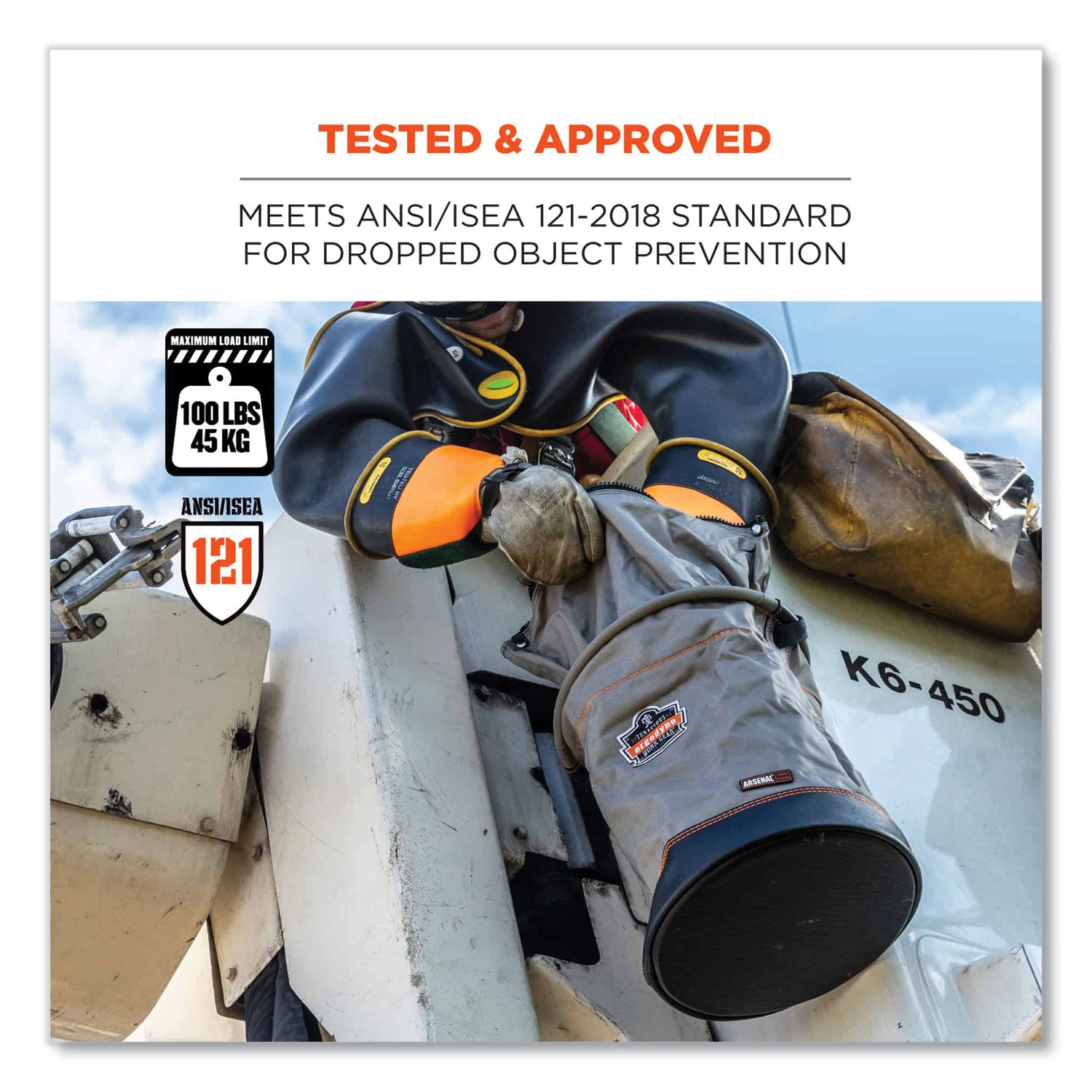 Extra Large Size - 99.21 lb Capacity - Zipper Closure - Gray - Nylon, Synthetic Leather, Tarpaulin, Leather, Nickel Plated - Multipurpose - 1 Each