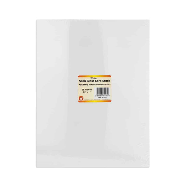 Art Board - 100 sheets, 8.5” x 11”, white on both sides