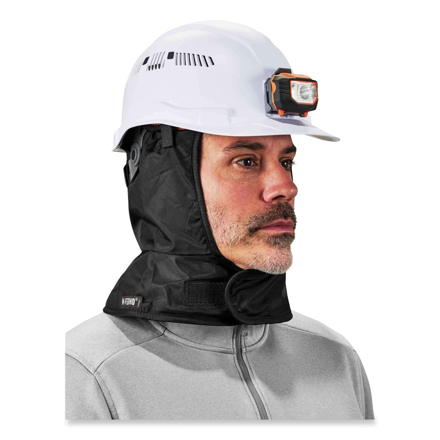 Ergodyne 6842 Shoulder 2-Layer Econo Winter Liner, Polyester/Polyurethane/Fleece, Black, 12/Carton