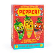 Pepper! The Strategic Card Game of Spicy Maneuvers, Party Family Game for 2-8 Players Ages 8+, 30 Mins