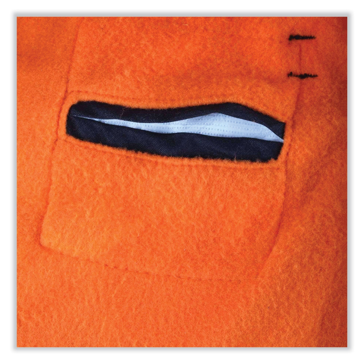 Polyester, Fleece, Foam - Black