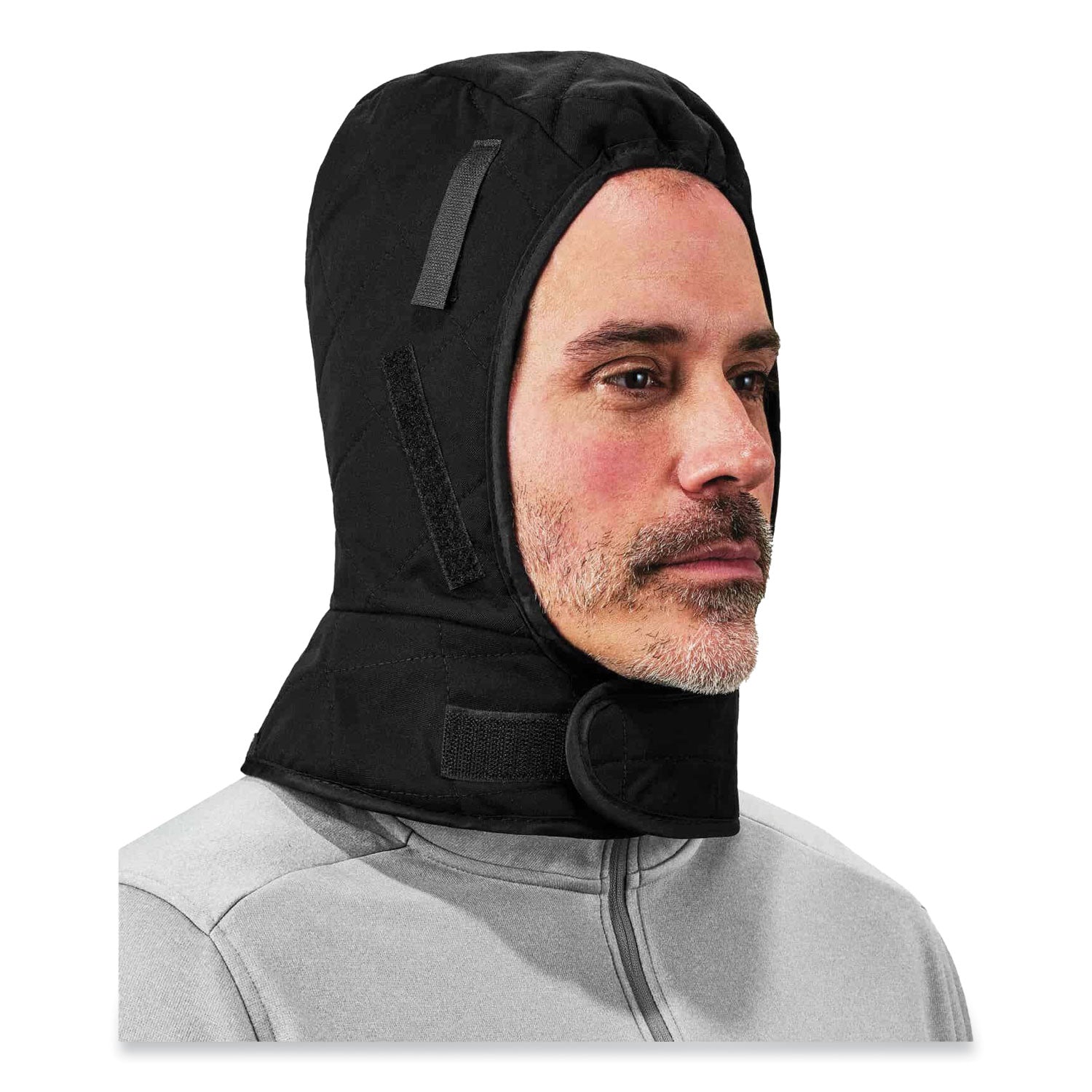 Foam, Modacrylic, Cotton, Polyester Fleece, Elastic - Black
