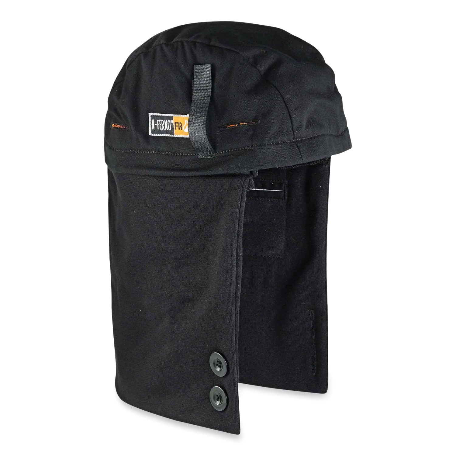 Modacrylic, Cotton, Polyester Fleece, Elastic - Black