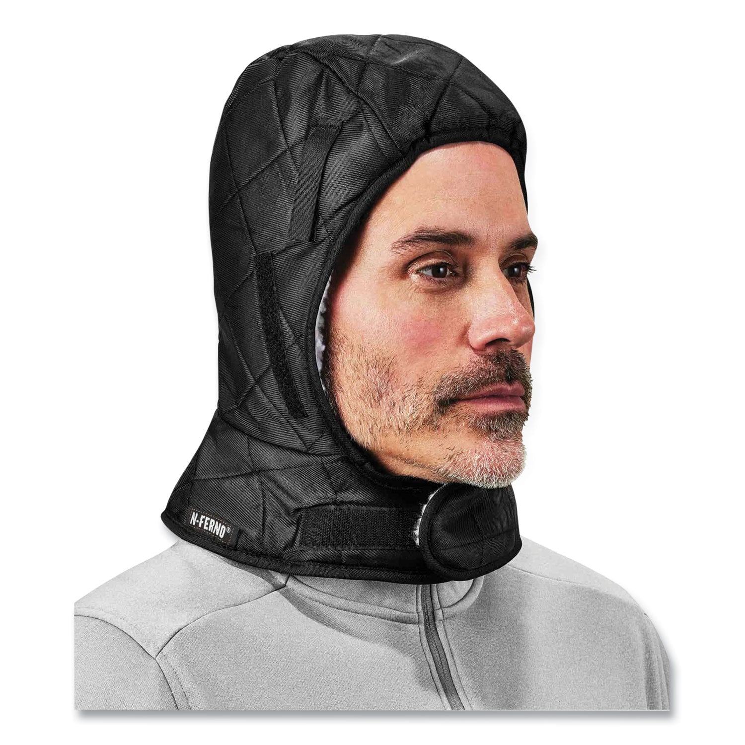 Polyester, Nylon, Foam, Elastic - Black