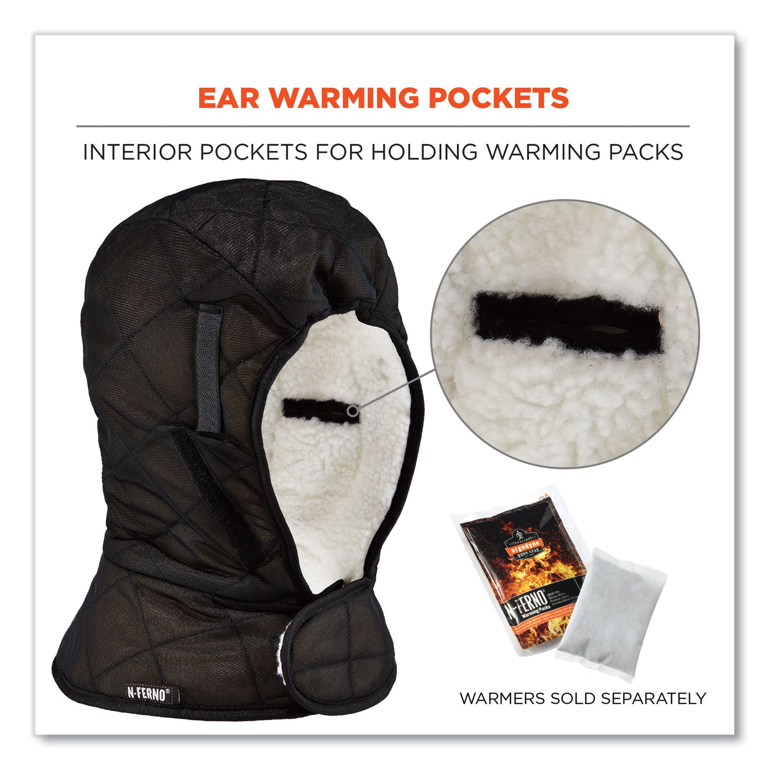 Polyester, Nylon, Foam, Elastic - Black
